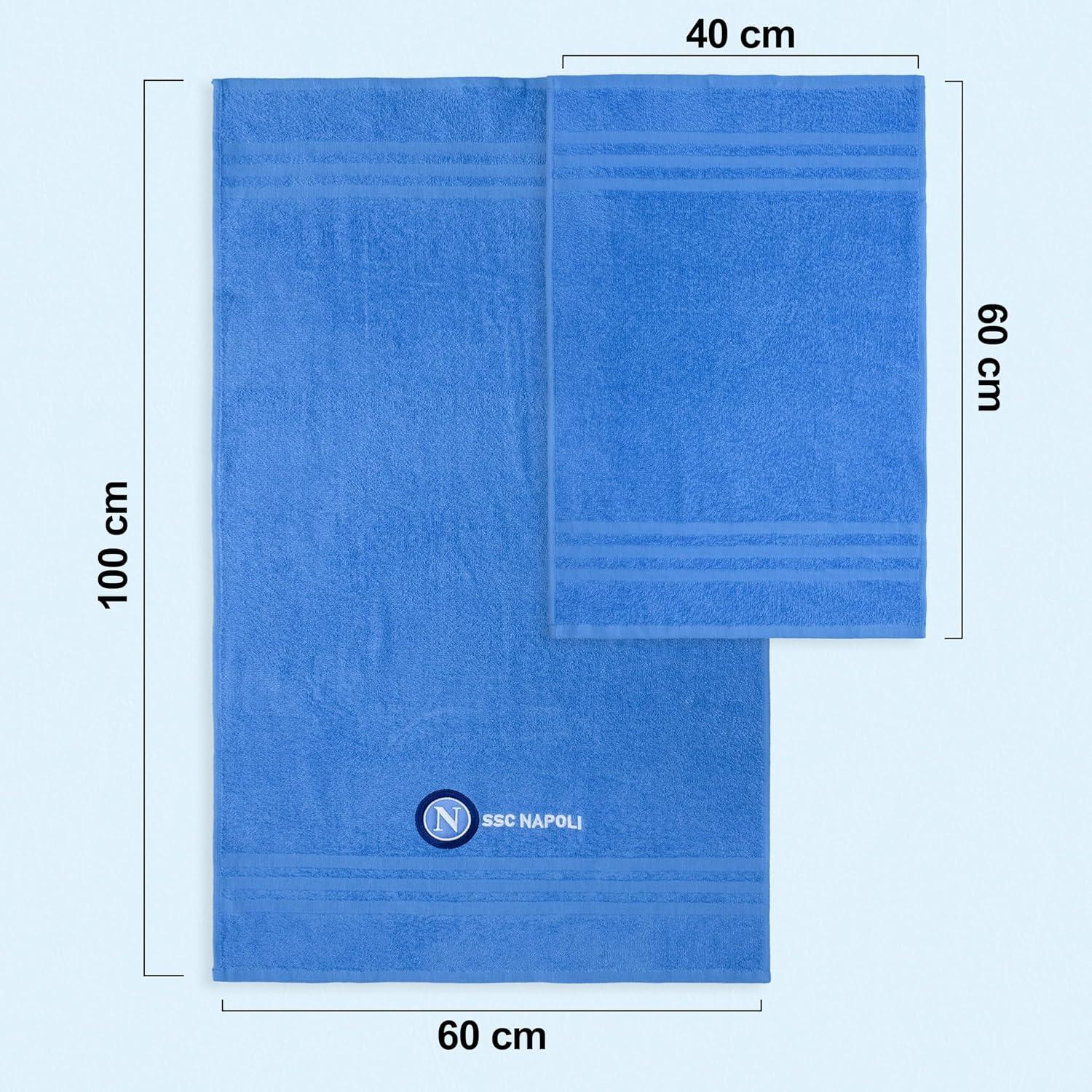 Set 1+1 asciugamano Compatibile con Napoli