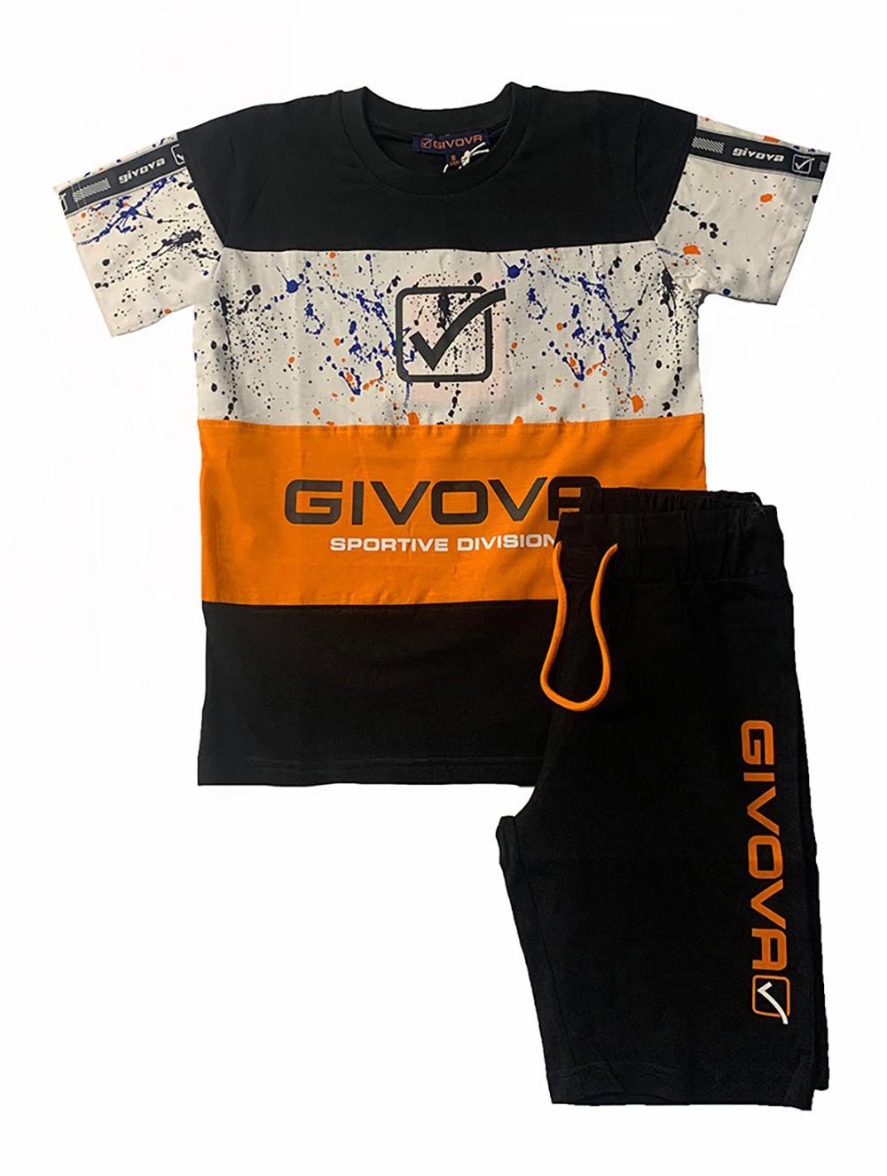 Completo sportivo Givova bambino nero