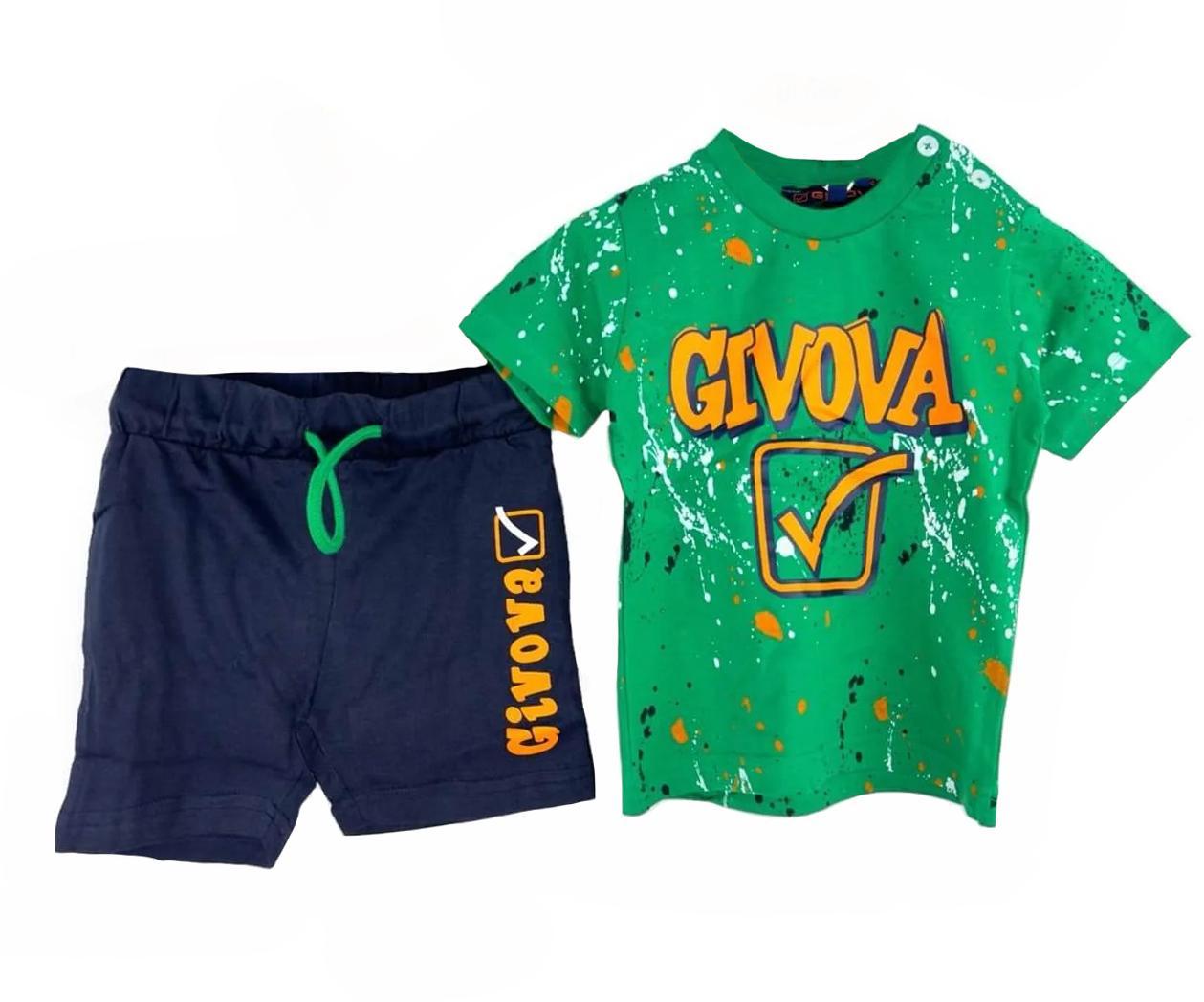 Completo sportivo estivo junior Givova verde