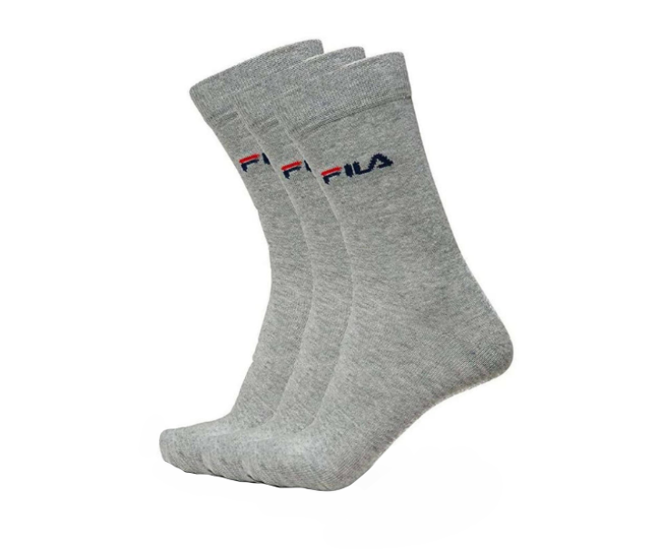 Fila tris calzini sport cotone elastico F9630  grigio