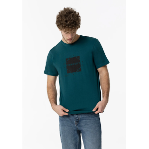 T-shirt uomo  verde petrolio petrolio