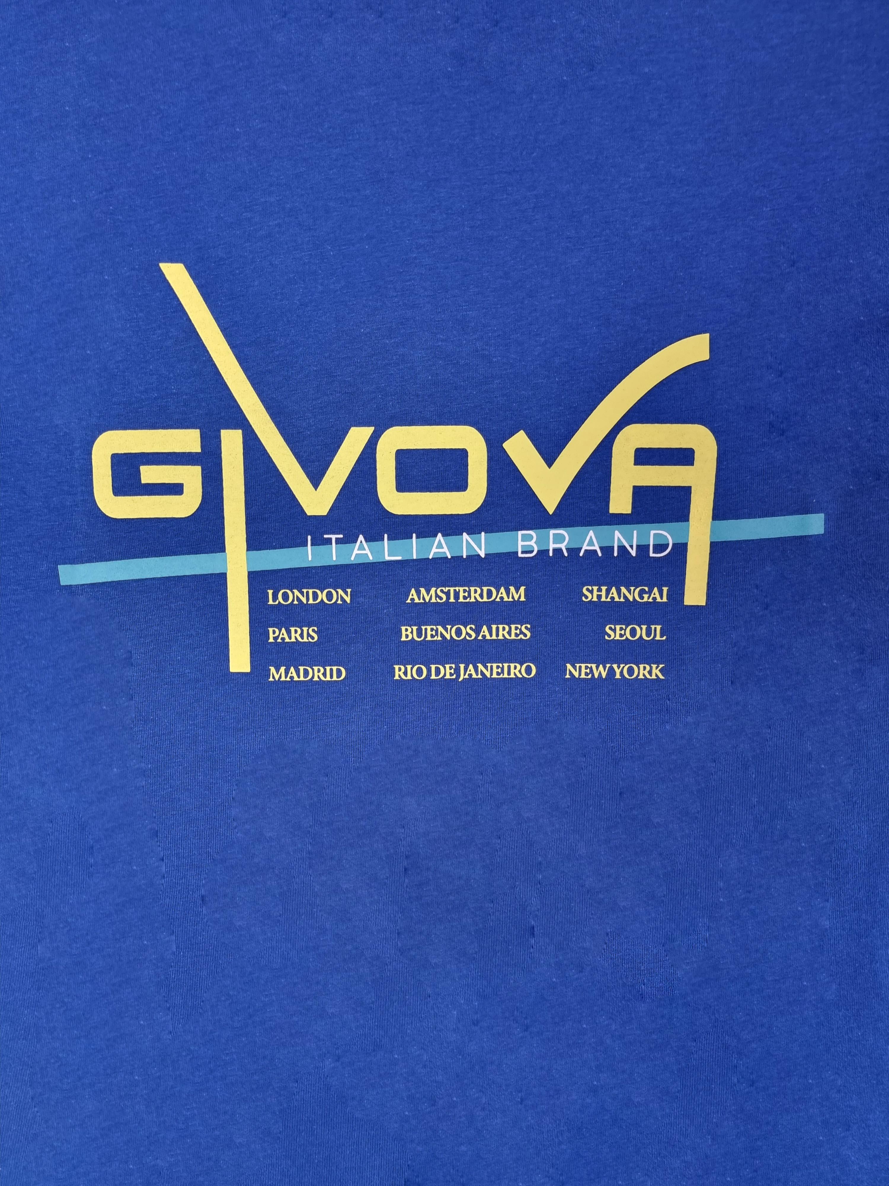 T-shirt sportiva da uomo Givova blu