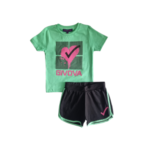 Completo sportivo estivo bambina