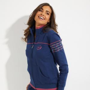 Tuta donna  garzata full zip blu