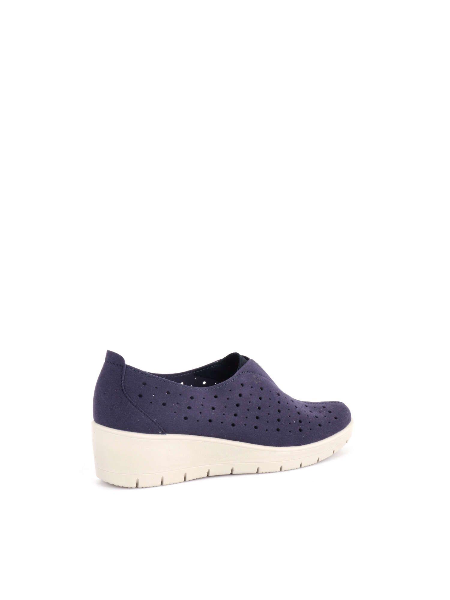 Scarpa Fly Flot con zeppa da donna blu