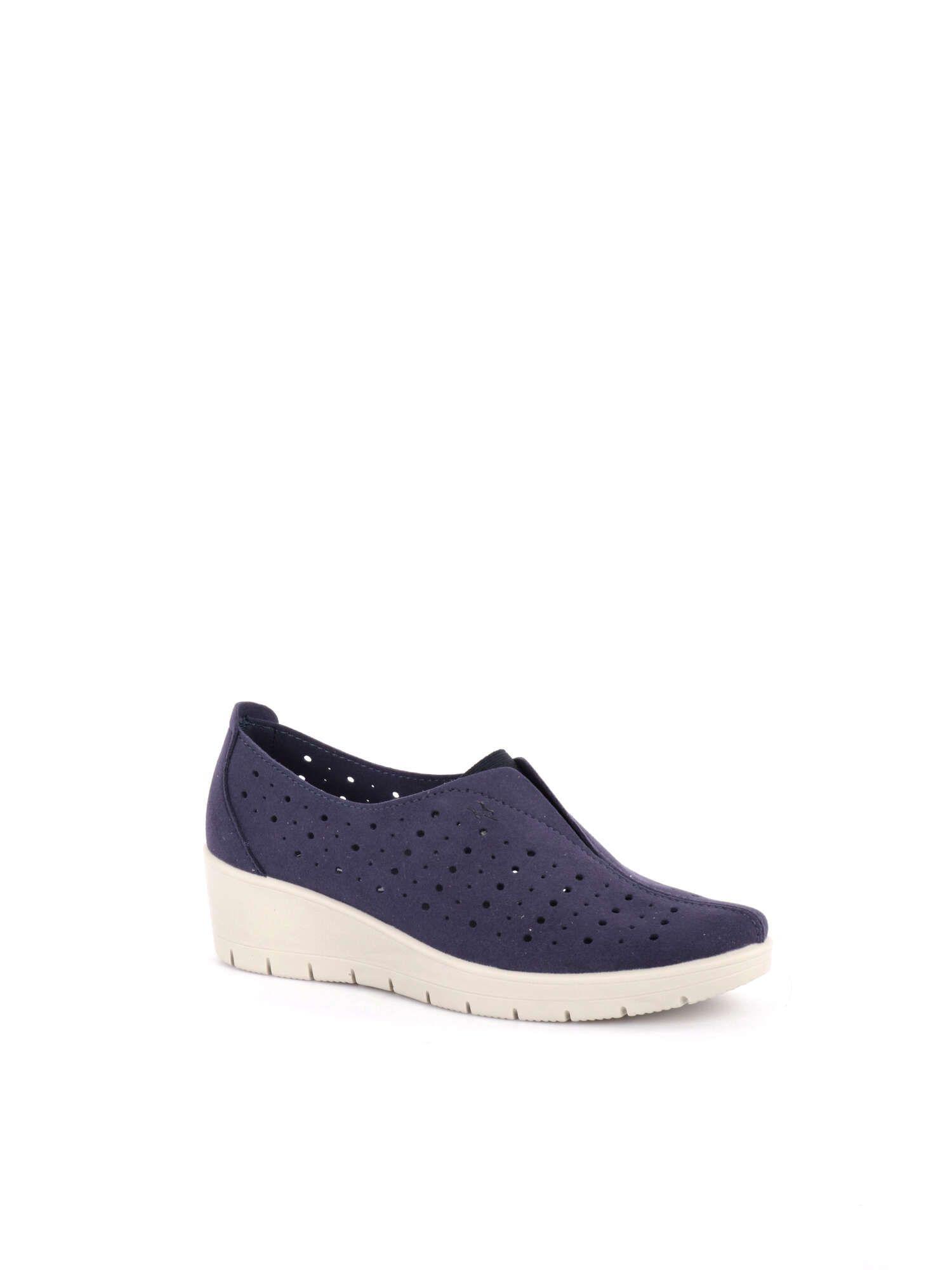 Scarpa Fly Flot con zeppa da donna blu