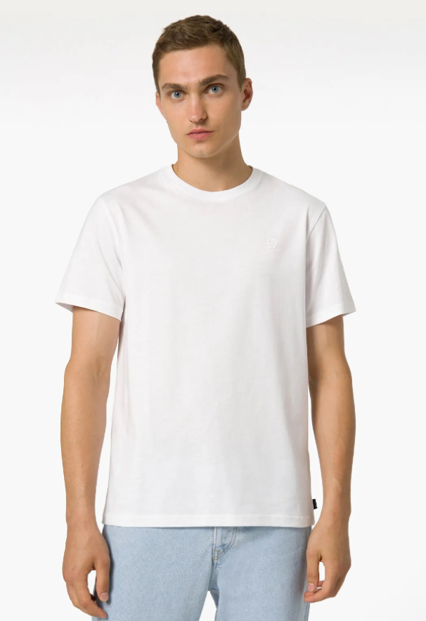 tiffosi t-shirt basic bianco bianco