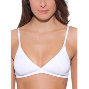 Reggiseno begoña senza ferretto multiposizione triangolo bianco