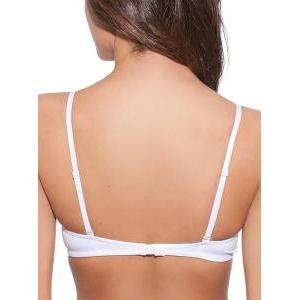 Reggiseno begoña senza ferretto multiposizione triangolo bianco