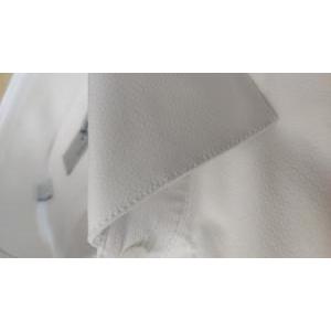 Camicia polso gemelli collo italiano bottoni coperti  bianco