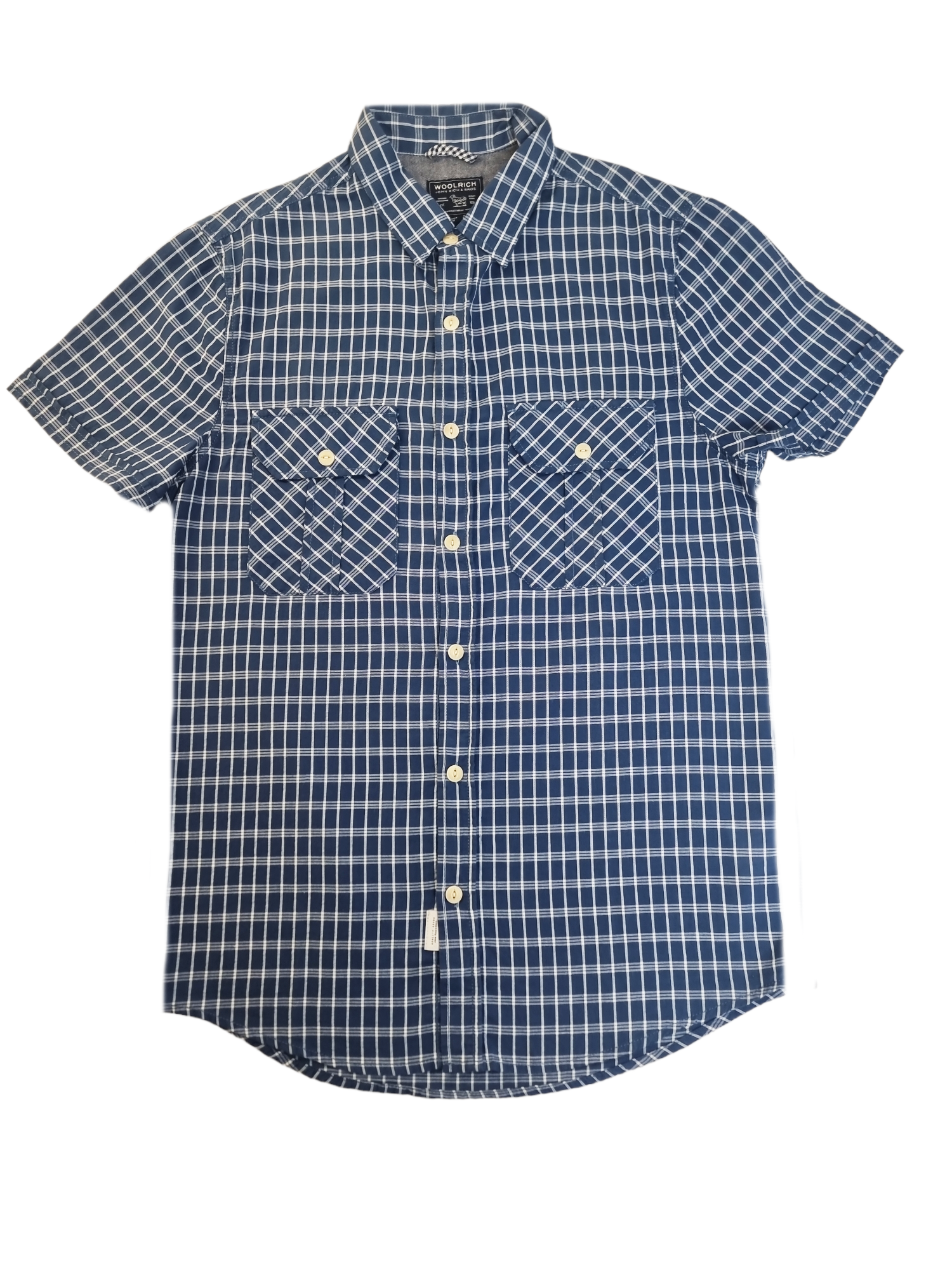 Camicia mezza manica da uomo Woolrich regular fit