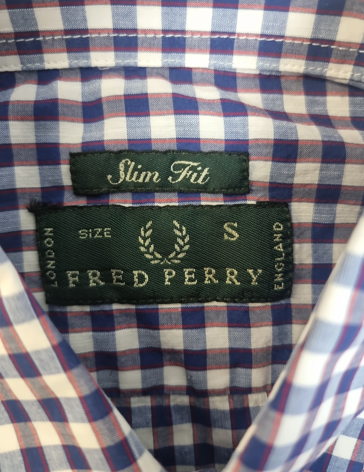 Camicia mezza manica da uomo Fred Perry slim fit