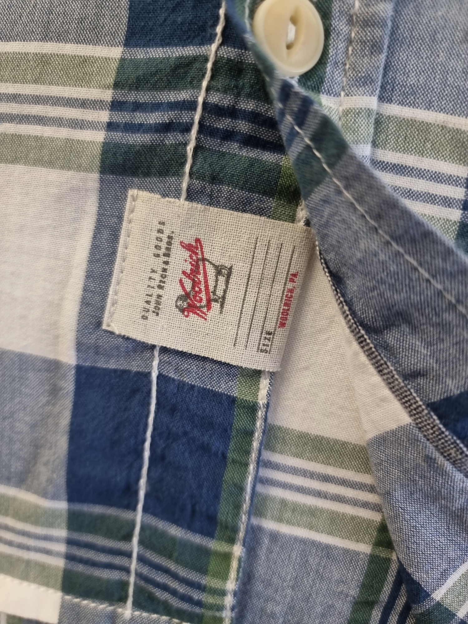 Camicia mezza manica da uomo Woolrich regular fit