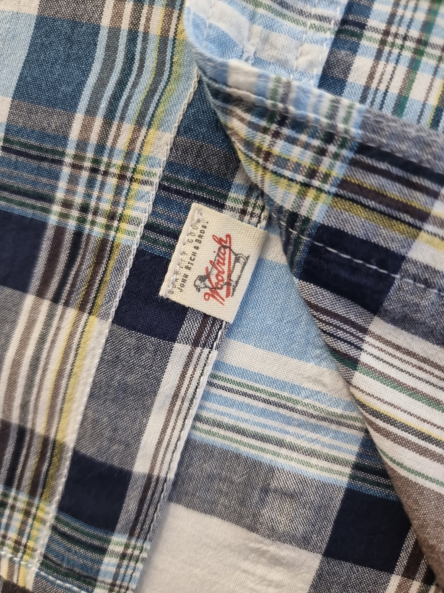 Camicia mezza manica da uomo Woolrich regular fit