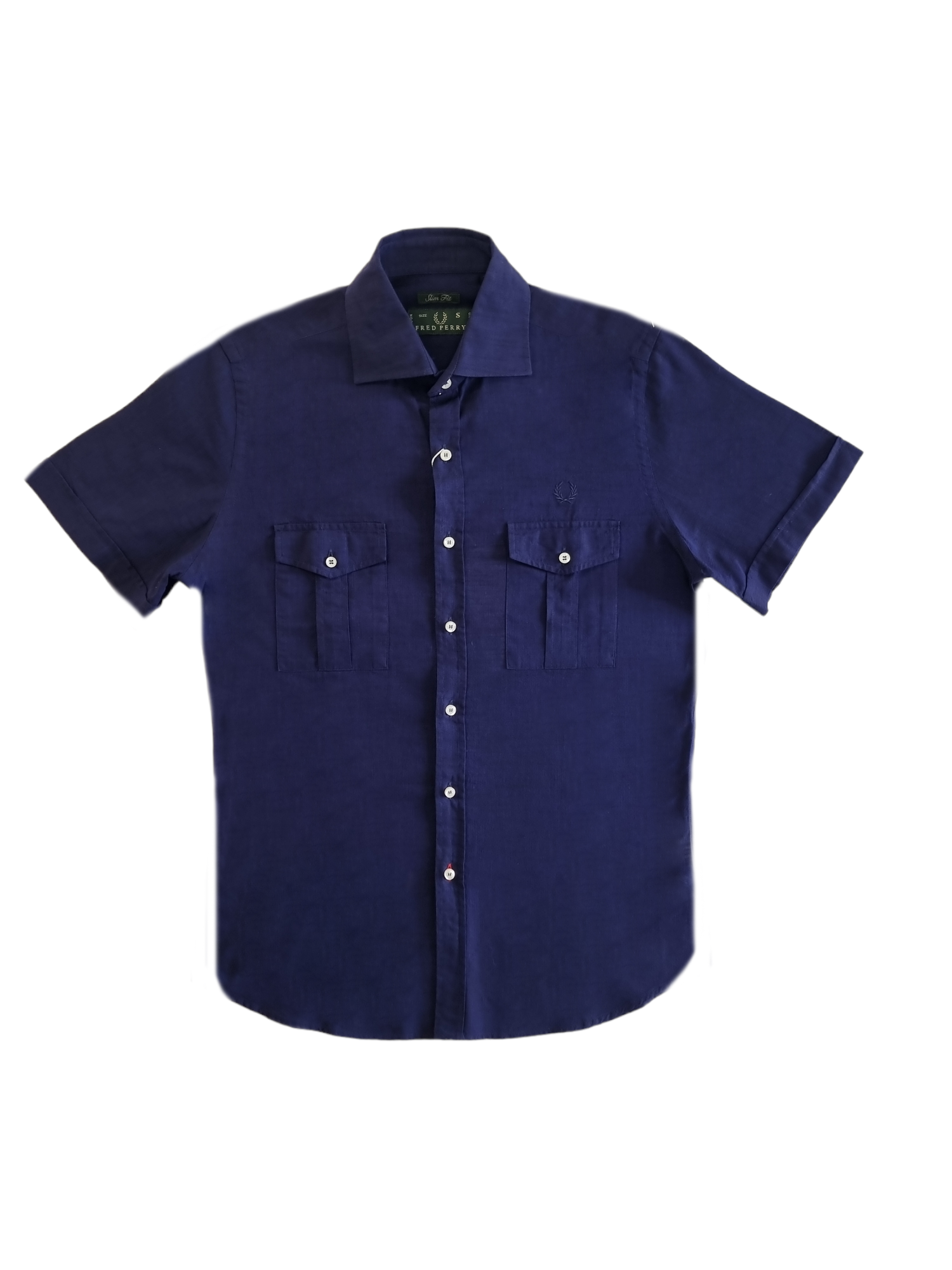 Camicia mezza manica da uomo Fred Perry slim fit