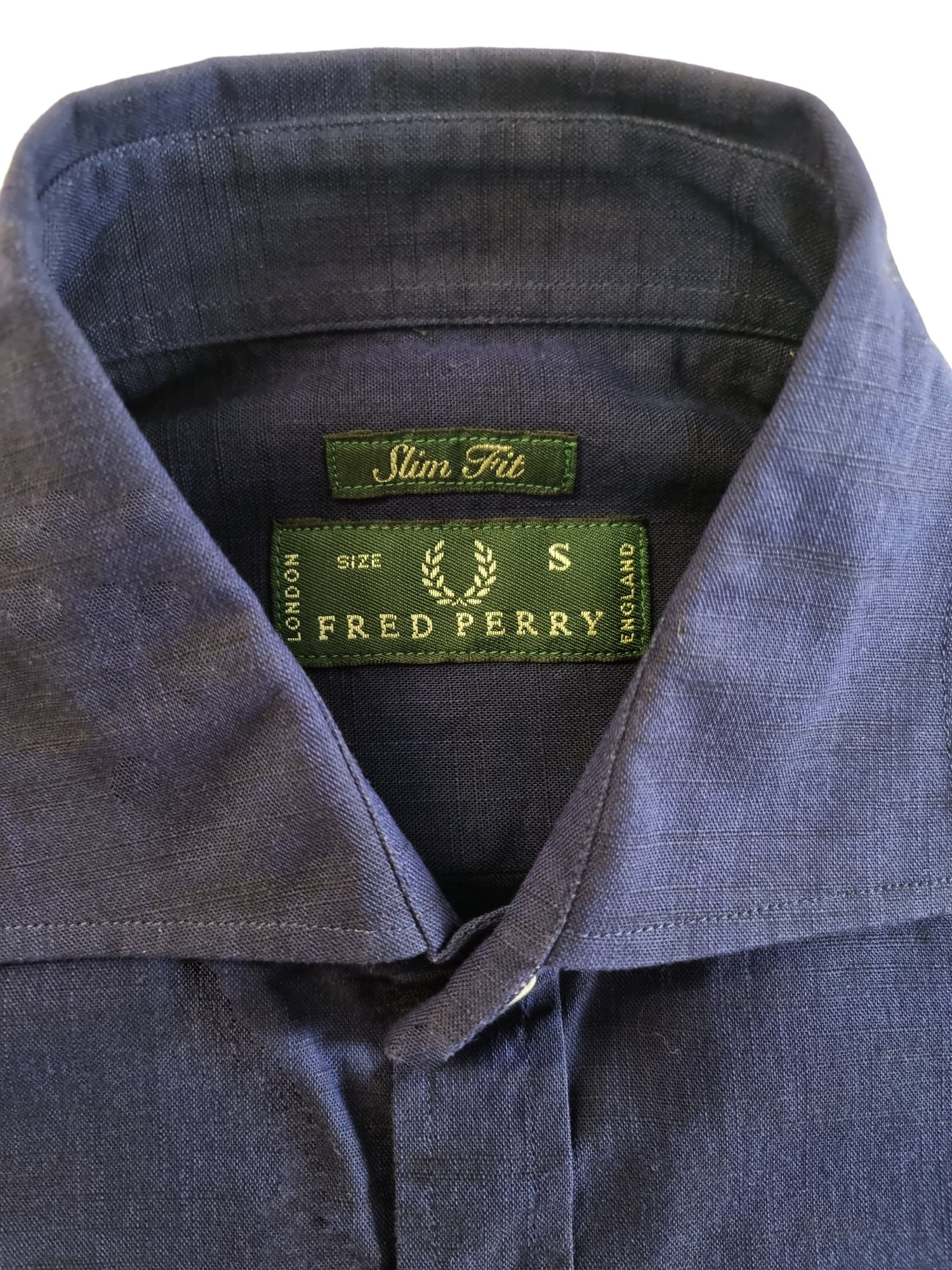 Camicia mezza manica da uomo Fred Perry slim fit