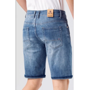 Bermuda uomo denim chiaro jeans