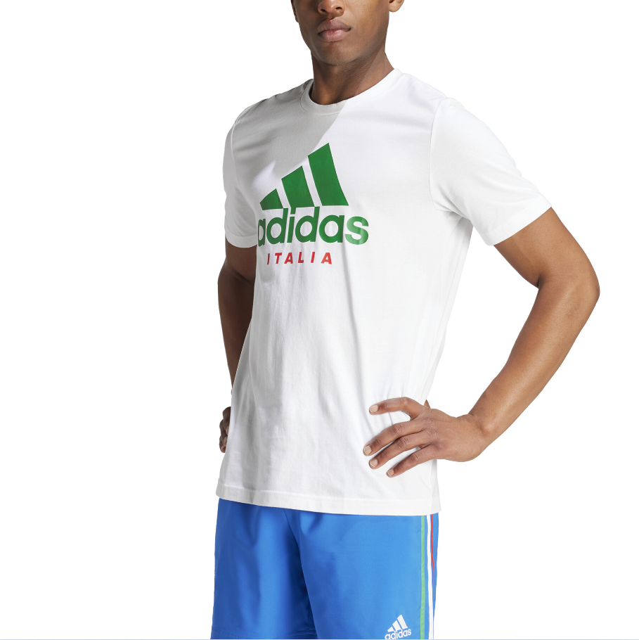 ADIDAS T-SHIRT NAZIONALE ITALIANA FIGC DNA GR TEE 2024 BIANCA