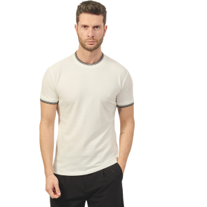 T-shirt uomo in cotone piquet