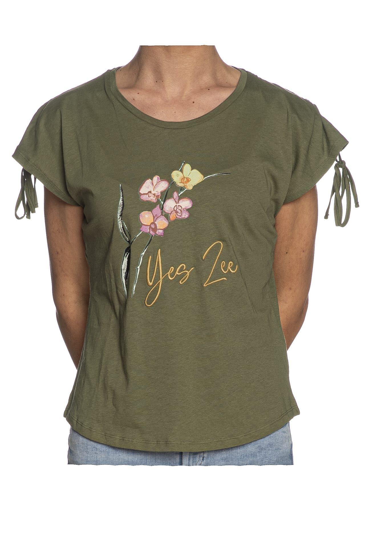 T-shirt in cotone donna Yes Zee