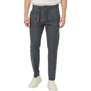 Pantaloni in misto lino da uomo