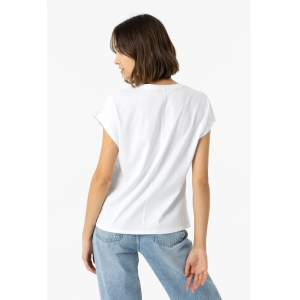 T-shirt donna mm con stampa bianco