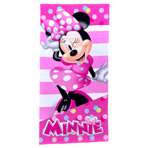 Telo mare bambina minnie 70x140 spugna