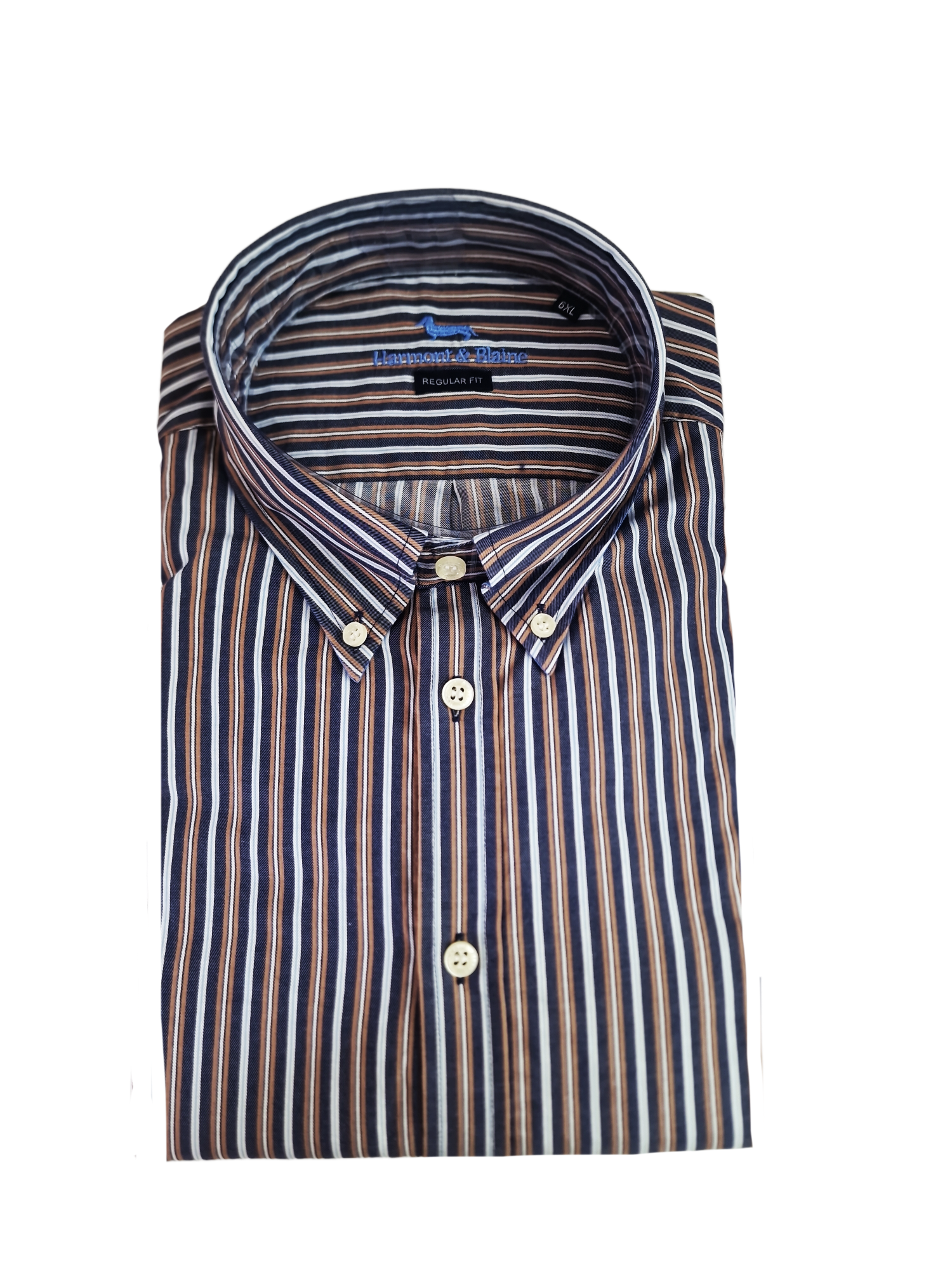 Camicia da uomo manica lunga in cotone Harmont & Blaine