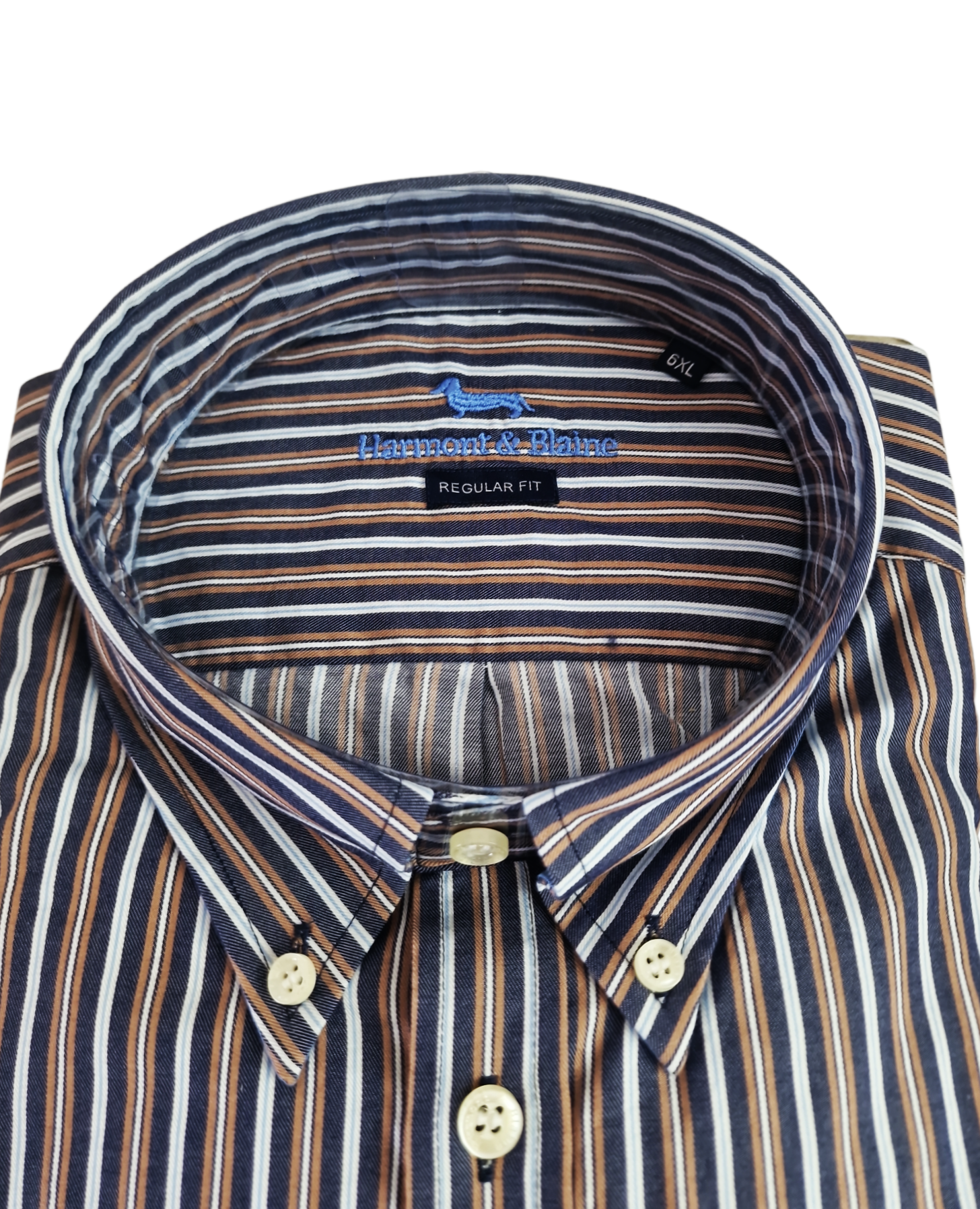 Camicia da uomo manica lunga in cotone Harmont & Blaine