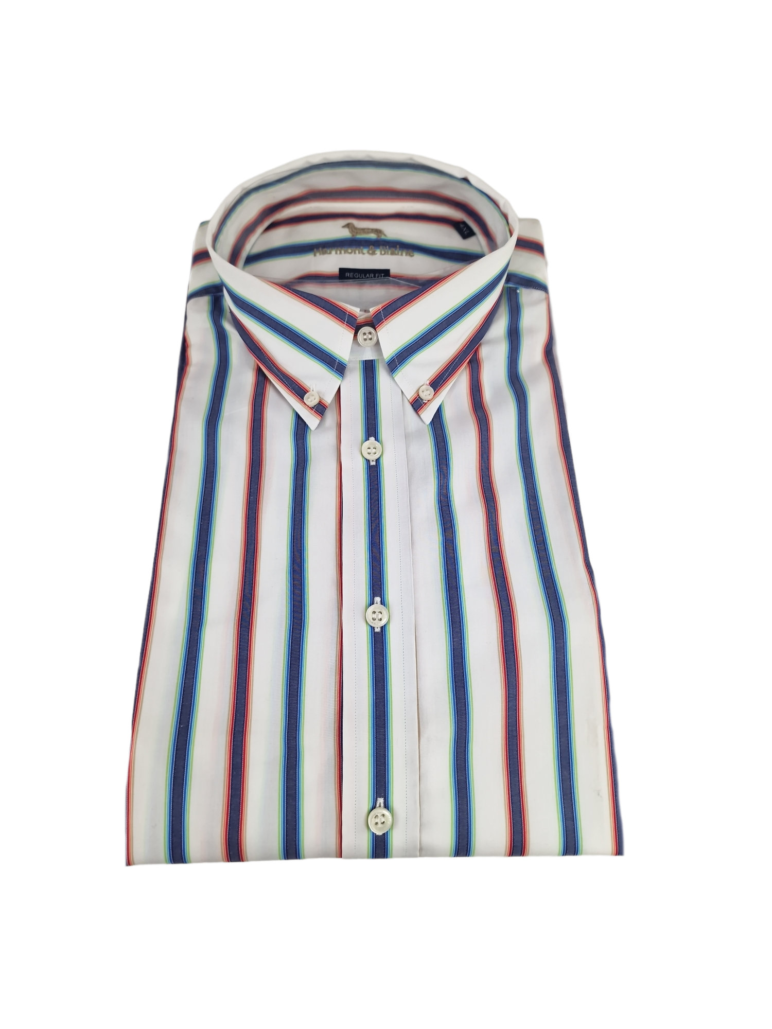 Camicia da uomo manica lunga in cotone Harmont & Blaine a righe