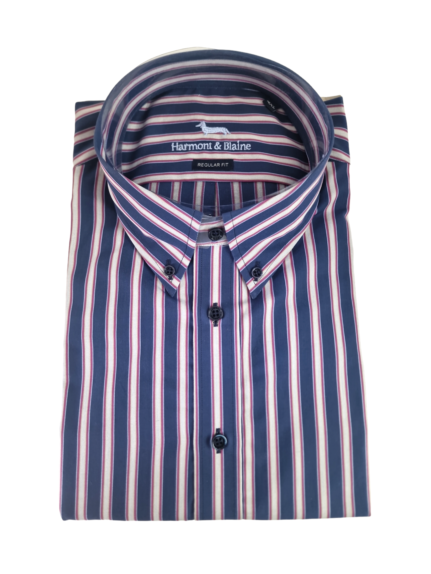 Camicia da uomo manica lunga in cotone Harmont & Blaine