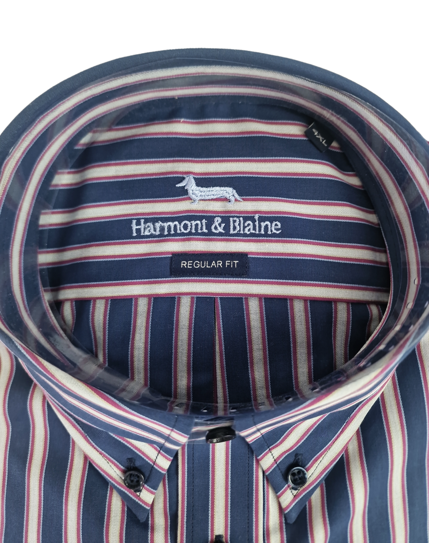 Camicia da uomo manica lunga in cotone Harmont & Blaine