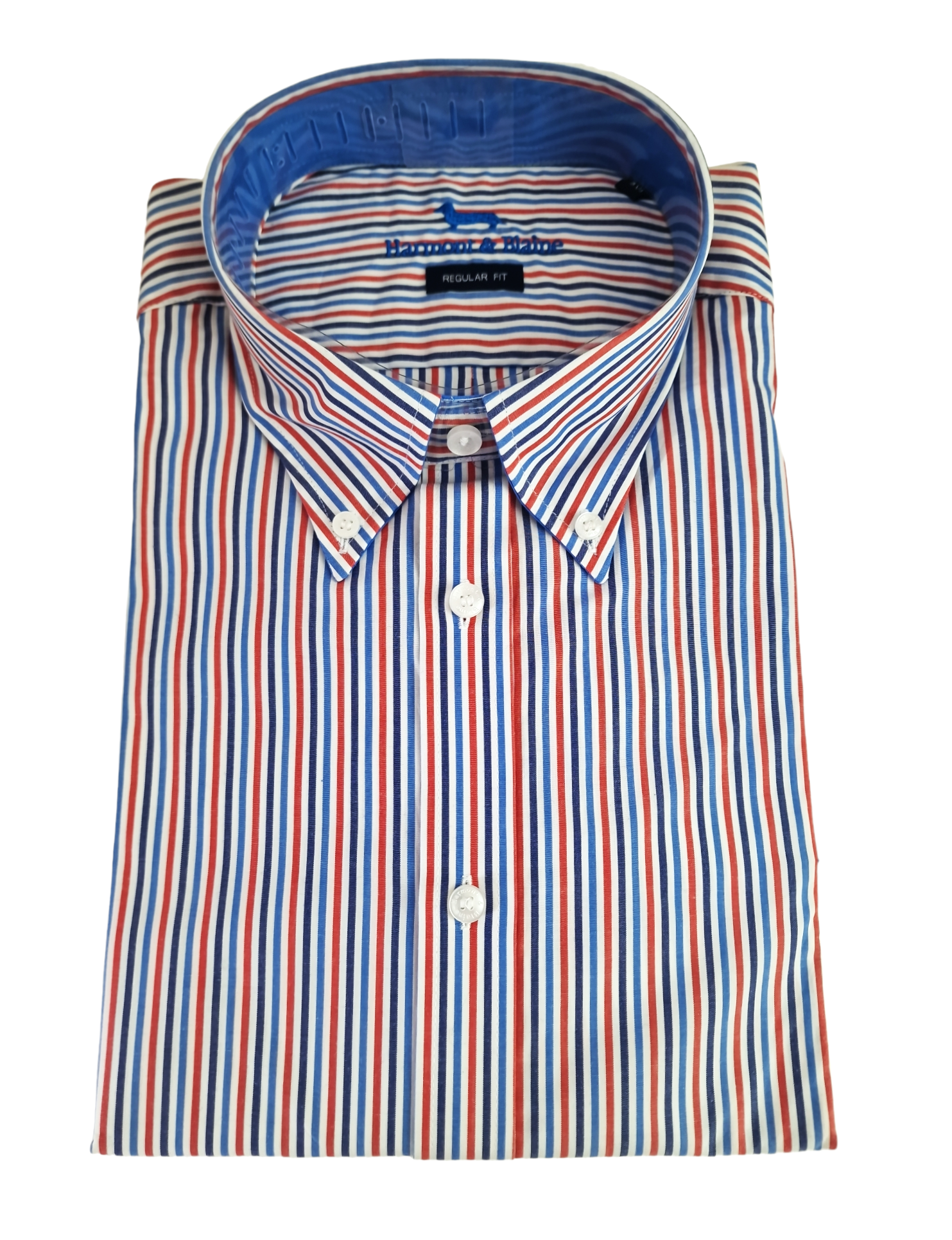 Camicia da uomo manica lunga in cotone Harmont & Blaine