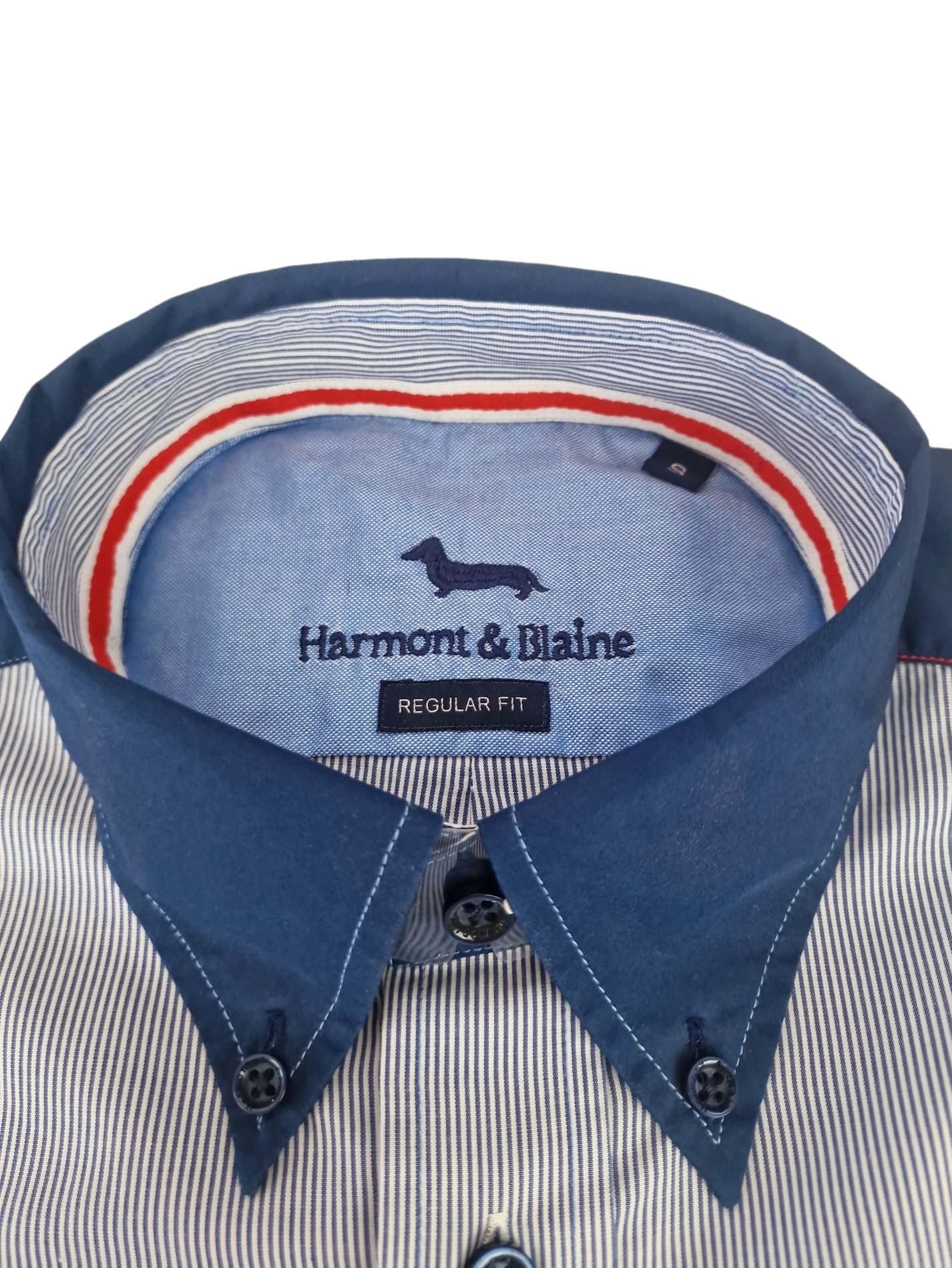 Camicia da uomo manica lunga in cotone Harmont & Blaine