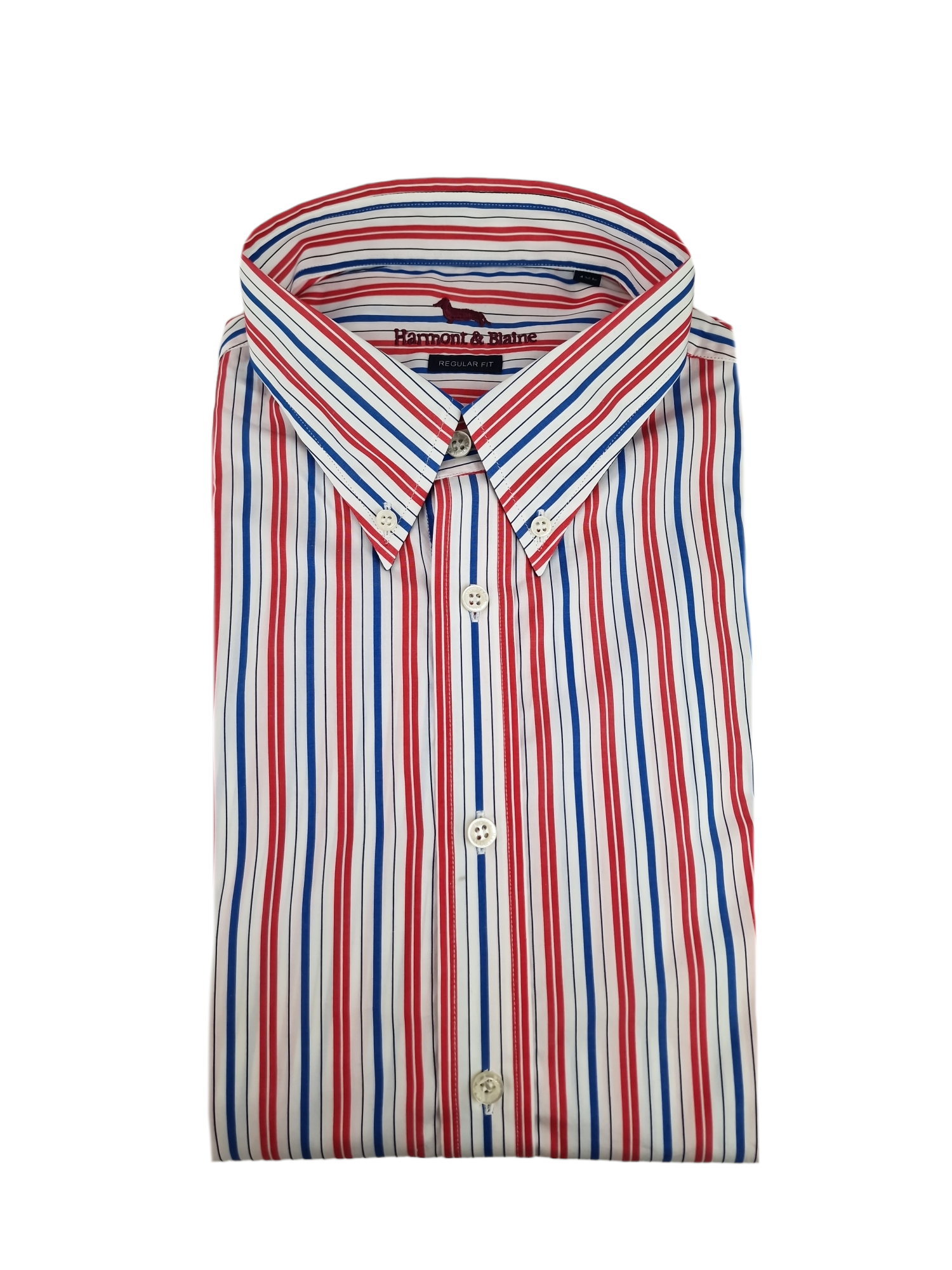 Camicia da uomo manica lunga in cotone Harmont & Blaine