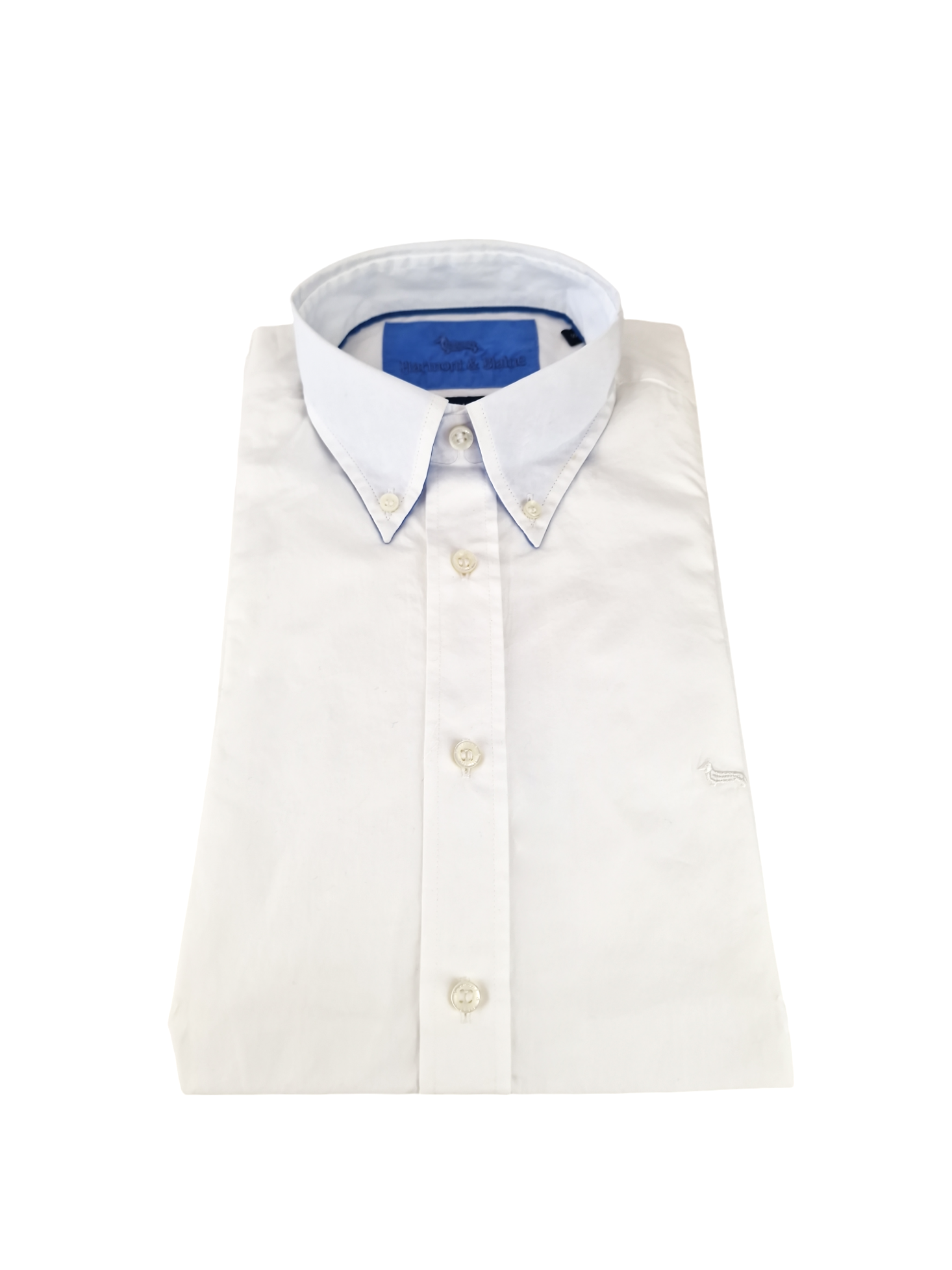 Camicia manica lunga in cotone da uomo Harmont & Blaine bianco