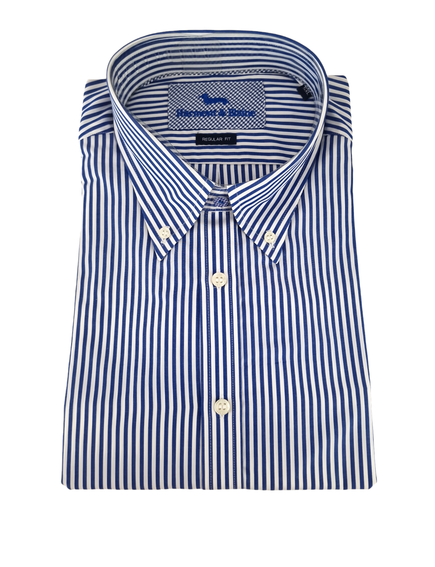 Camicia da uomo in cotone a righe verticali Harmont & Blaine