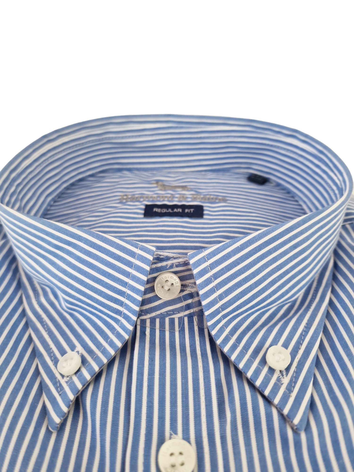 Camicia manica lunga in cotone a righe da uomo Harmont & Blaine