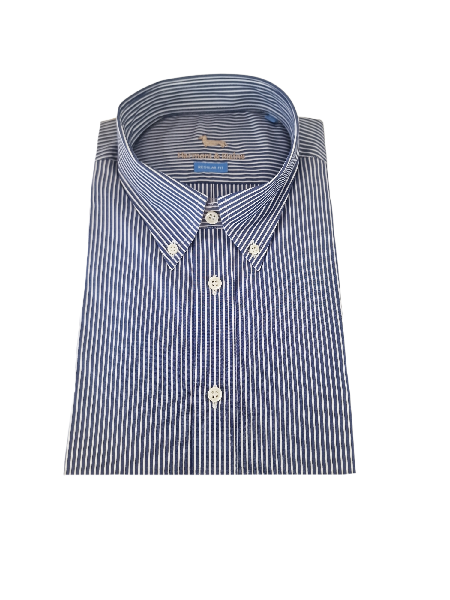 Camicia manica lunga in cotone a righe da uomo Harmont & Blaine