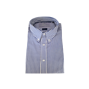 Camicia a maniche lunghe in cotone da uomo