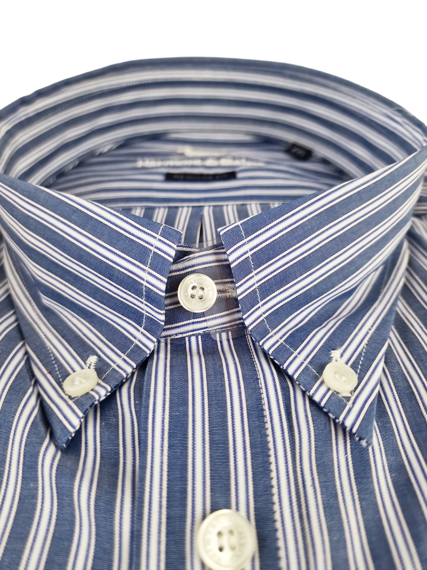 Camicia manica lunga in cotone a righe da uomo Harmont & Blaine