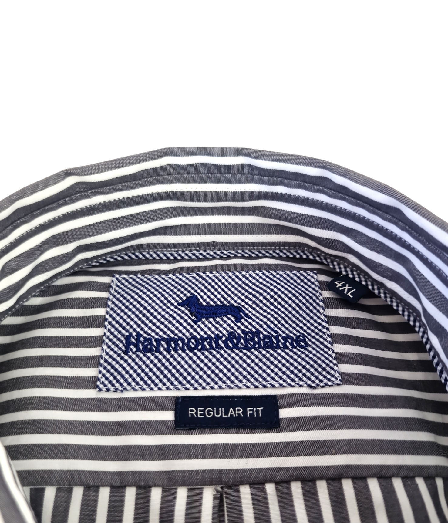 Camicia manica lunga in cotone a righe da uomo Harmont & Blaine