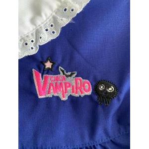 Grembiule scuola bambina chica vampiro blu