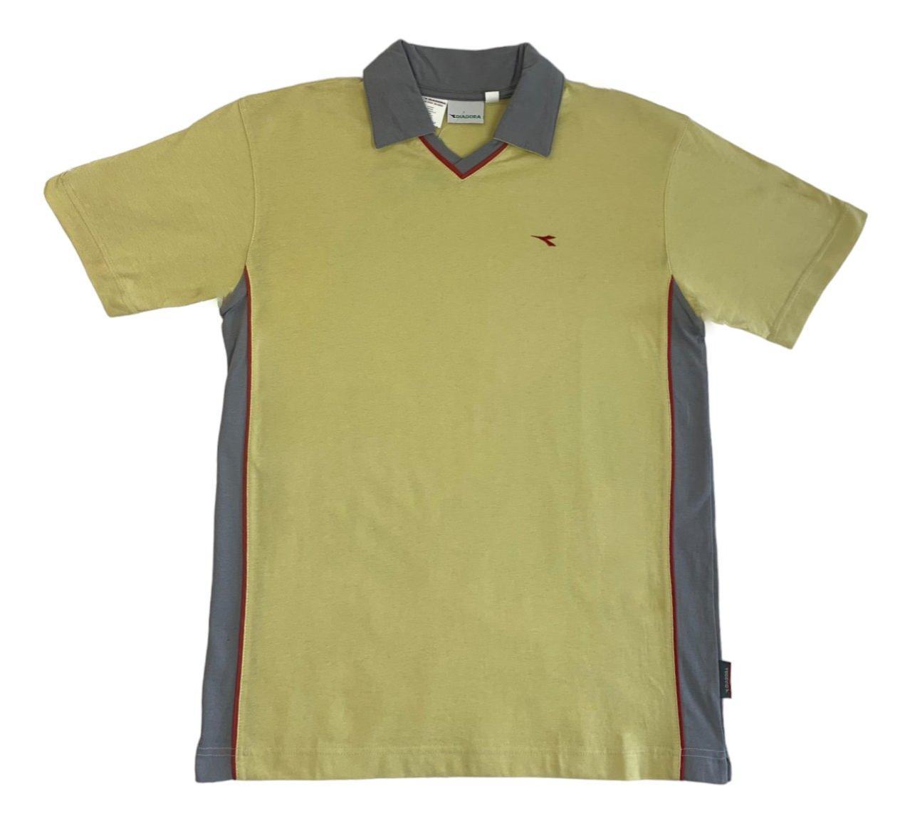 Polo Diadora uomo giallo