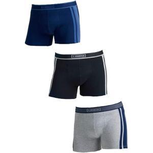 Tris boxer gb105 uomo bande lati multicolore