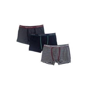 Tris boxer da uomo in cotone elasticizzato