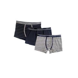 Tris boxer da uomo in cotone elasticizzato