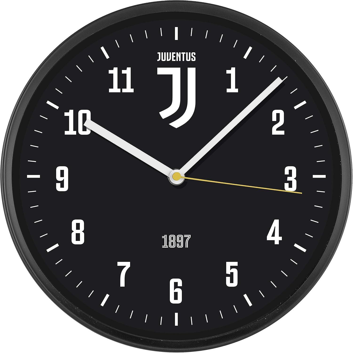 Orologio da parete analogico compatibile con Juventus