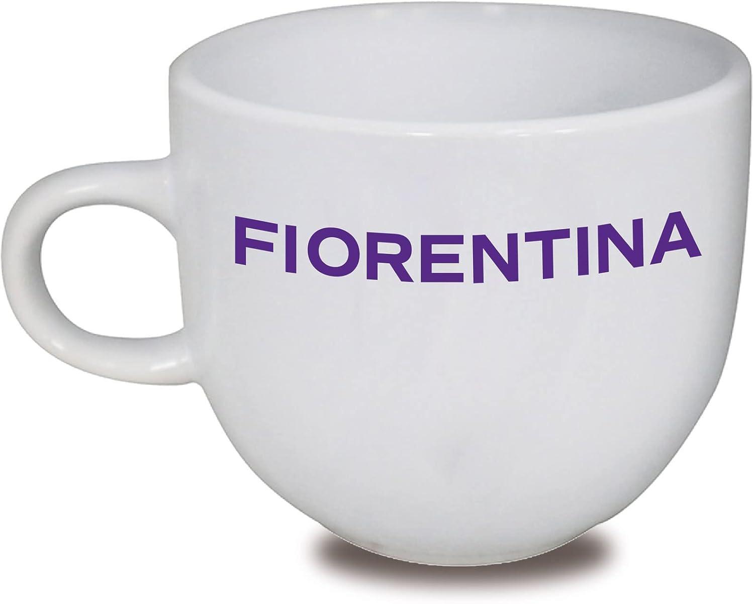 Tazza mug da colazione compatibile con Fiorentina Calcio