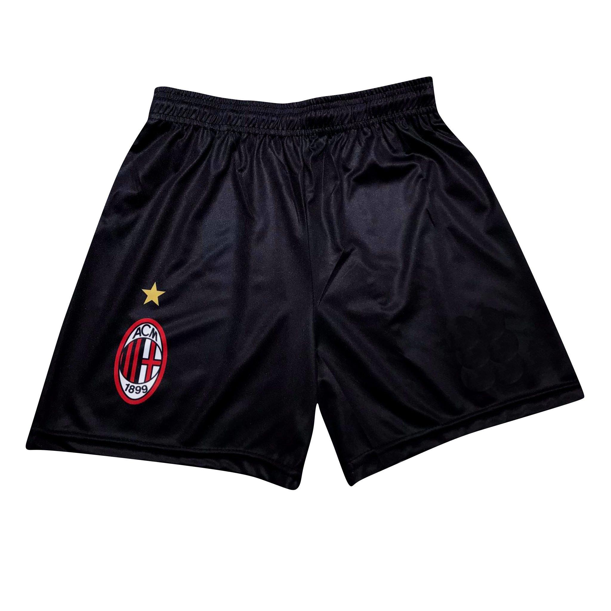 Pantaloncino sportivo da bambino replica compatibile con Milan